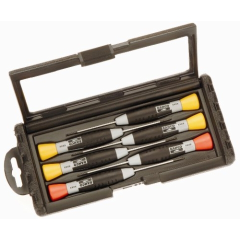 Bahco Präzision Schraubendreher-Set, 6-teilig Schlitz