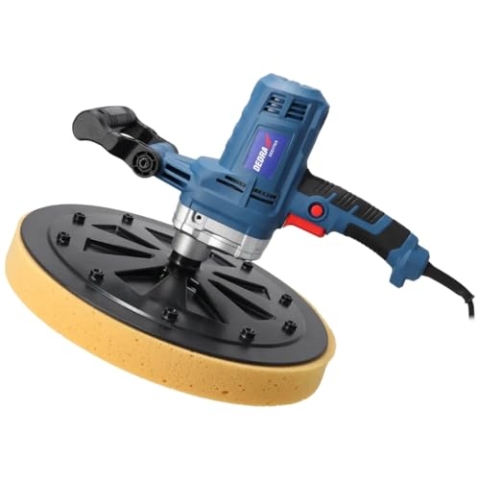 Putzbearbeitungsmaschine stark 750 W, 375 mm, Schwamm, Papier, Schleifteller DEDRA DED7769, langes Kabel 5m, 110 RPM, Gewicht 5,7kg einfacher und schneller Scheibenwechsel