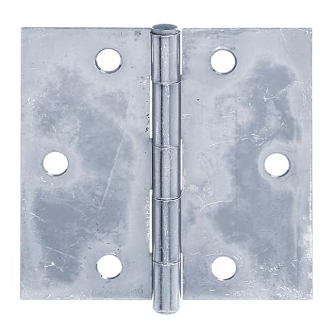 Alberts 823634 Scharnier quadratisch, galvanisch blau verzinkt, 80 x 80 mm, 20 Stück