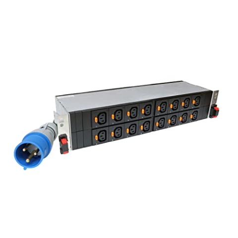 LEGRAND, smarte Rack-PDU metered & switched 19’’ 2U, 32A-230V, IEC 320-Steckdosen: 16 x C13, 7,4 kVA max., mit Echtzeit-Leistungsmessung und Umgebungsüberwachung, 646021