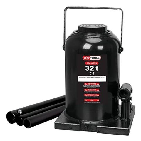 KS TOOLS 160.0259 Hydraulischer Flaschenwagenheber – Kapazität 32 Tonnen