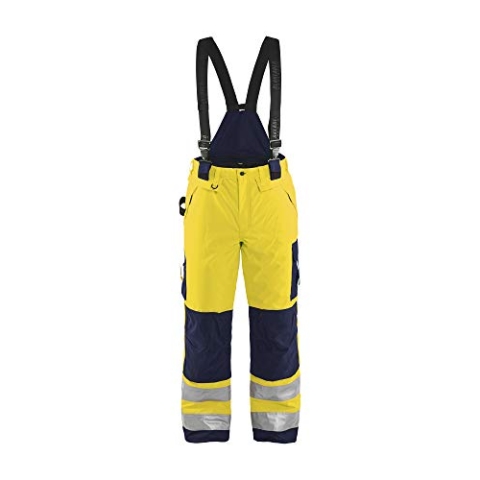 Blakläder Winterlatzhose "High Vis" Klasse 3 Größe, 1 Stück, C44, gelb/marineblau, 188519003389C44