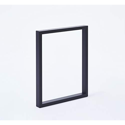 Mottez M541CNO 2 Füße rechts, Höhe 40 cm, Schwarz