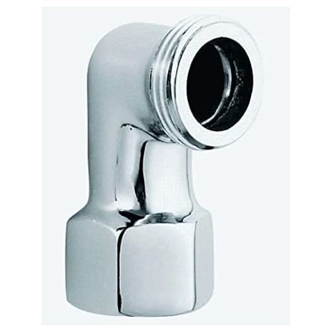 GROHE Anschlusswinkel (Innengewinde 1/2", Außengewinde 3/4", langlebige Oberfläche), chrom, 12010000