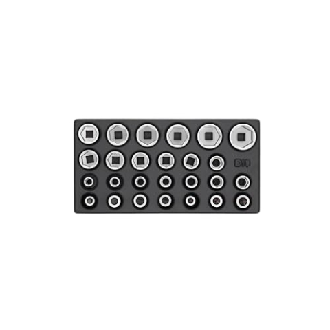 GEDORE Satz Steckschlüsseleinsätze 1/2' in 1/3 Es-Modul, 1 Stück, 1500 ES-19 IS
