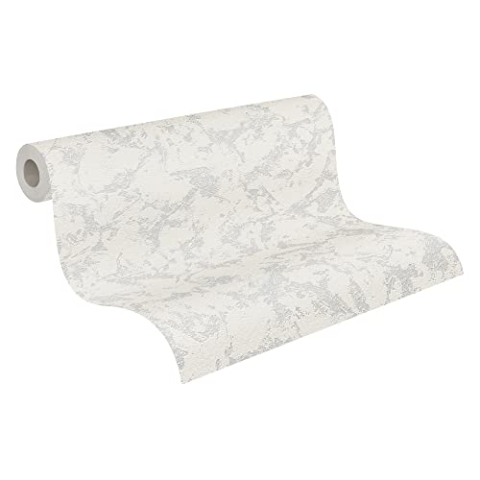 A.S. Création überstreichbare Vliestapete Meistervlies Tapete 25,00 m x 1,06 m weiß Made in Germany 522016 5220-16