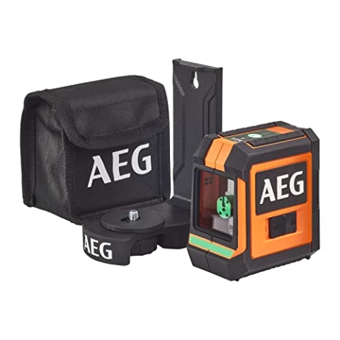 AEG Kreuzlinienlaser, 20 m, grün, CLG220-B, batteriebetrieben