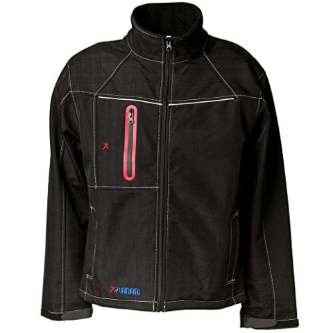 Planam 3380052 Outdoor Basalt Softshelljacke, Schwarz, Größe L