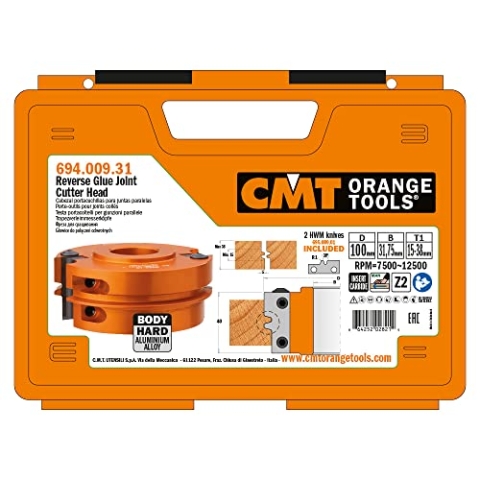 CMT Orange Toos 694.009.31 - Hartmetall-Trapezverleimmesserkopf D=100X40X31.75