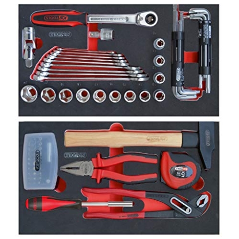 KS Tools 800.0077 Material von 77 Werkzeuge für Werkstattwagen Mobile 850.0340ssp