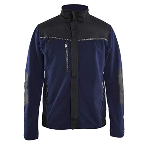 Blaklader 49552524 WINDDICHTE FLEECE-JACKE, Marineblau/Schwarz, grootte S