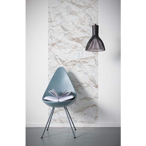 Komar Vlies Fototapete CRUMPLED PANEL, 100 x 250 cm (Breite x Höhe), Tapete, Schlafzimmer, Wohnzimmer, Flur, Design, Dekoration, Wanddeko, von Komar