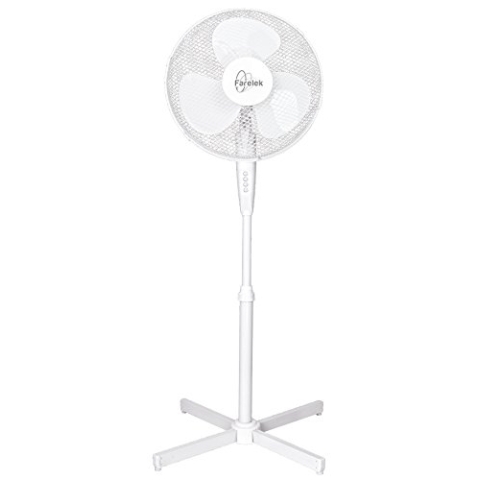 Faralek Standventilator Tennessee, 40 cm, 50 W, Weiß