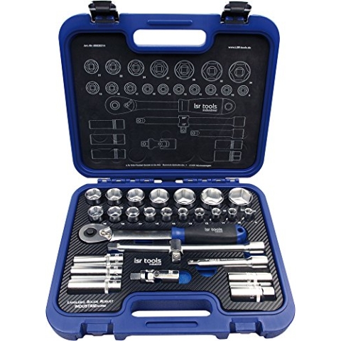 LSR TOOLS Steckschlüsselsatz, 27-teilig, 1/2 Zoll, 1 Stück, 88820214