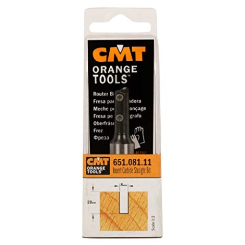 CMT 651.121.11 - Fresa cuchillas reversibles s=12 d=12x30 z1 dx