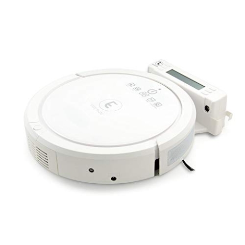 EXTEL EASYMATE FLOOR400, Autonomer Roboter-Staubsauger WLAN - für Flächen bis max. 120qm, mit UV Sterilisierung und Feucht wischen Funktion