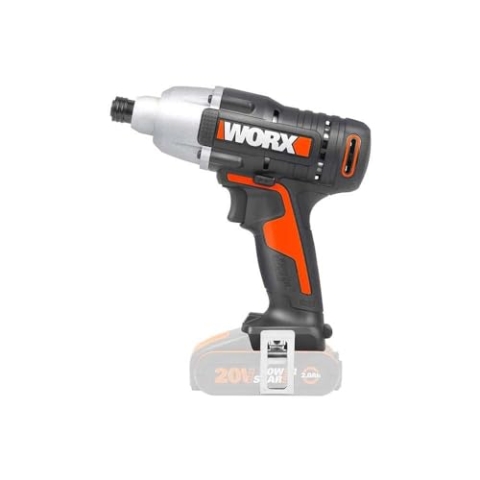 WORX WX291.9 Akku-Schlagschrauber 20V – Leistungsstarker Akkuschrauber zum Schrauben – Geschwindigkeitssteuerung mit max. Drehmoment 170Nm – kompakt & leicht – ohne Akku & Ladegerät