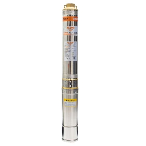 RURIS Tauchpumpe Aqua, 890, 750 W, 1 Zoll, 4000 l/h, max. 79 m, Kabel 15 m, mit Bedienfeld