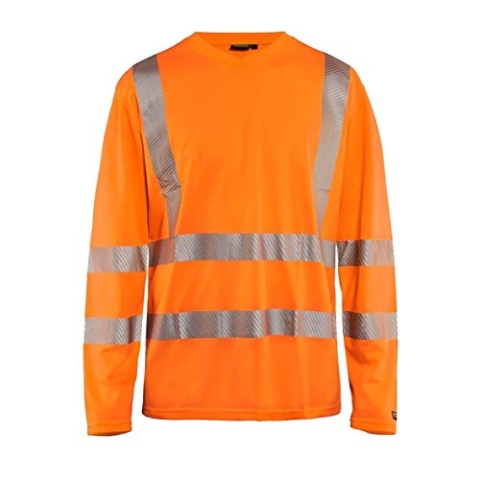 Blaklader 33851013 UV T-SHIRT HIGH VIS LANGARM, Orange, grootte 4XL
