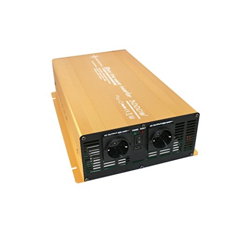 Solartronics NP 24V Spannungswandler Reiner Sinus Gold Edition Serie Inverter Wechselrichter (3000 Watt)