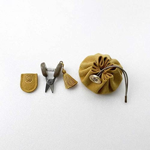 Cohana - Cohana Yellow Seki Mini Schere im Kordelkordelbeutel - 1 Stück