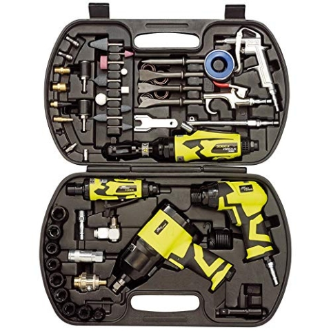 DRAPER sfatk/68 Storm Force Air Tool Kit, Blau, Set 68 tlg.
