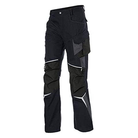 KÜBLER Workwear | KÜBLER BODYFORCE Arbeitshose Pro | schwarz/anthrazit | Größe 64