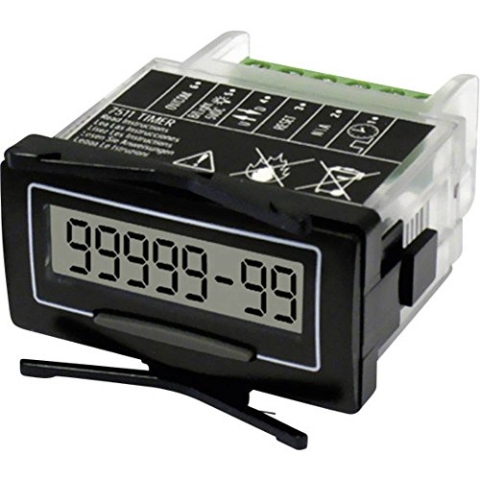 Trumeter 7511HV Digitales Hutschienenmessgeraet 7511HV Selbstversorgter Betriebsstundenzaehler