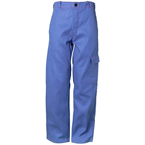 Planam 1733044 Hitze-/Schweißerschutz Bundhose 500 g/m², Kornblau, Größe 44