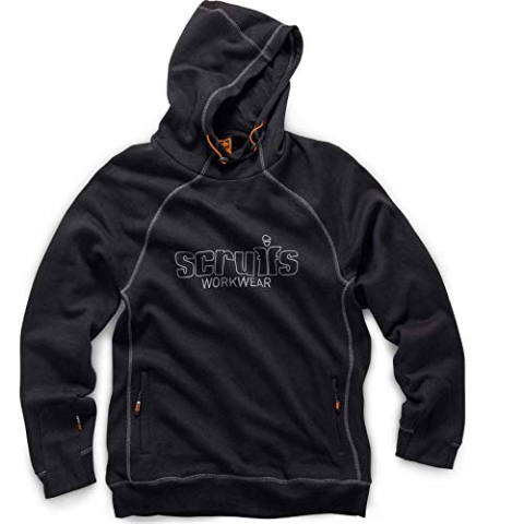 Scruffs Kapuzenpullover „Trade“, schwarz M (T54511)