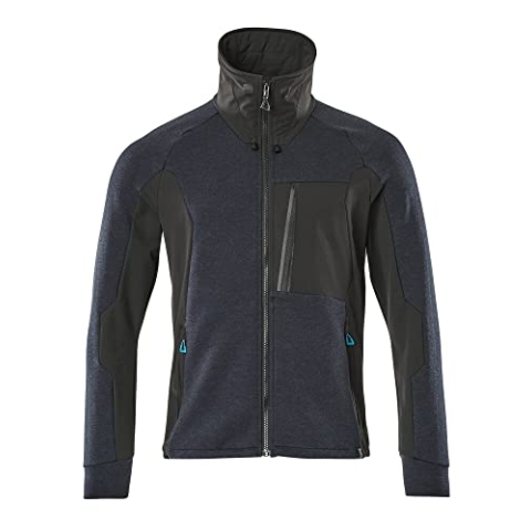 Mascot 17484-319-01009-L Sweatshirt Mit Stehkragen Größe in Dunkelmarine-Blau/Schwarz, L