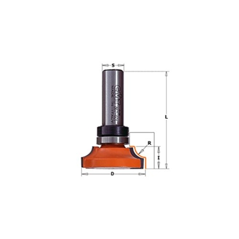CMT ORANGE TOOLS 967.601.11B - HARTMETALL-PROFILFRÄSER MIT KUGELLAGER S=12 D=38,05 R=6,3