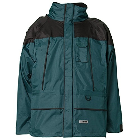 Planam 3131 Outdoor-Twister-Jacke - Optimale Sicherheit und Komfort - Farbe: Grün/Schwarz - Größe: 64