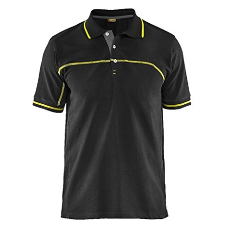 Blakläder 3389105099334XL Polo Shirt Größe 4Xlin schwarz-gelb