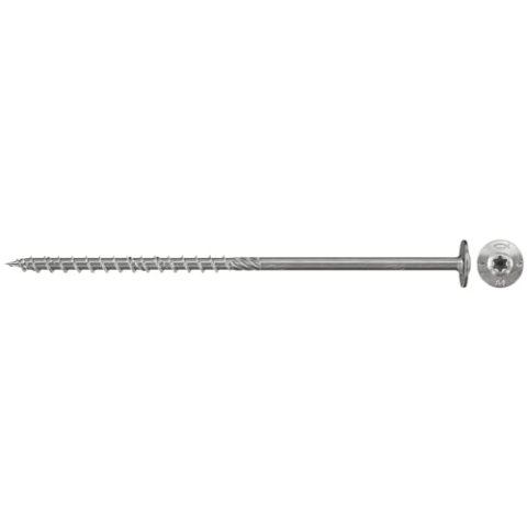 fischer Power-Fast FPF-SZ 4, 0 x 25 Yzf 50 B - Spanplattenschrauben mit Senkkopf und Vollgewinde zur Befestigung von Dünnen Bauteilen in Holzwerkstoffen - 50 Stück - Art.-Nr. 653943