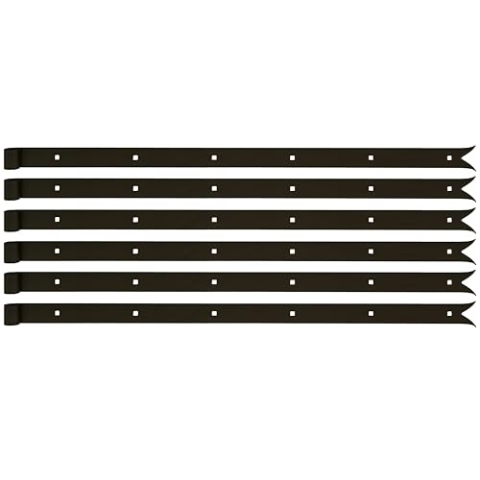 Alberts 862800 Ladenband | in verschiedenen Ausführungen | schwarz | Rolle Ø14 mm | Größe 800 x 35 mm | 6er Set