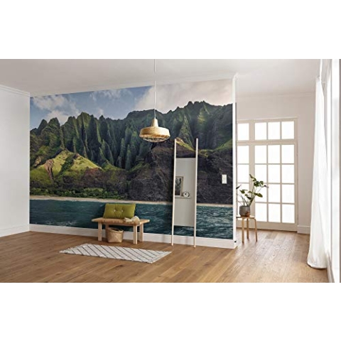 Komar Vlies Fototapete OTHER WORLD | Tapete, XXL, Dekoration, Natur, Landschaft, Schlafzimmer, Wohnzimmer, Büro, Flur | Größe 400 x 280 cm (Breite x Höhe) | SHX8-123