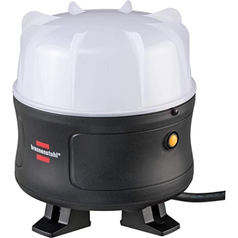 Brennenstuhl 1171410300 Mobiler 360° LED Strahler BF 3000 M 3000lm, IP54, Schwarz, 30W, 3 m H07RN-F 3G1,5