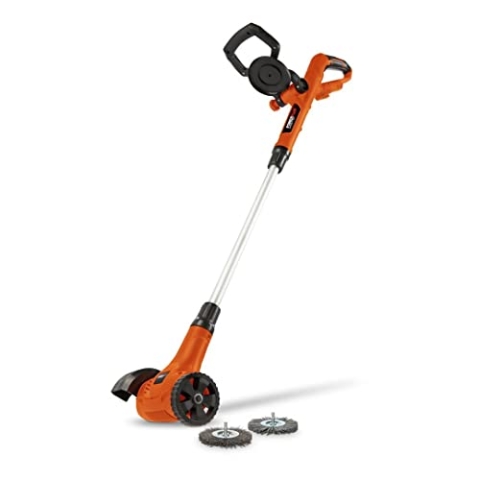 Powerplus Dual Power Akku-Teleskop-Unkrautstecher POWDPG8060-20 V Unkrautstecher, ohne Batterie und Ladegerät, mit Nylon- und Stahlbürste, Gartengeräte zur Unkrautvernichtung