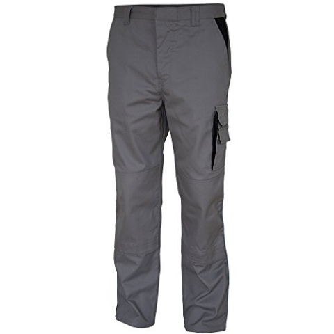 Carson Contrast Arbeitshose, Grau/Schwarz, 50