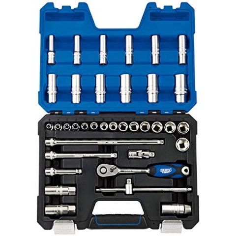 Draper 16449 3/8 Zoll Vierkantantrieb metrisch Steckschlüsselsatz 36-teilig