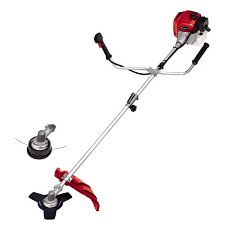 Einhell Benzin-Sense GH-BC 43 AS (1.25 kW, vibrationsarmer 2-Takt Motor, 3-Zahn-Messer, Doppelfadenspule mit Tippautomatik, Quick-Start durch Primer + Auto Choke, Split Shaft)