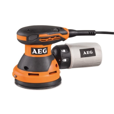 AEG 300 W Exzenterschleifer EX 125 ES, Schleiftellergröße 125 mm, Kabel