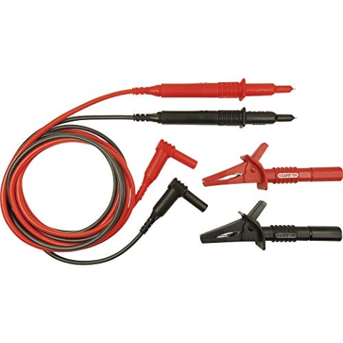 Kit Spike von Sicherheit [Stecker 4 mm – Sonde] 1.50 m rot schwarz Cliff cih29890