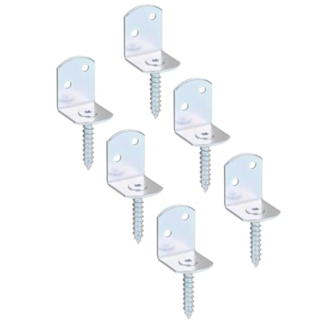 Alberts 843731 Flechtzaunhalter L-Form, Silber