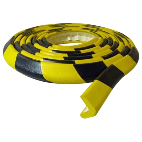 Protección de esquinas de espuma - negro/amarillo.30x30x8/5000.PUS300NJ
