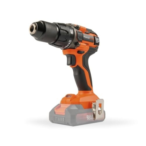 Powerplus Dual Power Akkuschrauber & Akkubohrer POWDP15100-20 V Akku Schraubendreher, ohne 20 V Li-Ionen-Akku und Ladegerät, Werkzeugkoffer, für Holz, Stein & Metall - Elektro Bohrschrauber