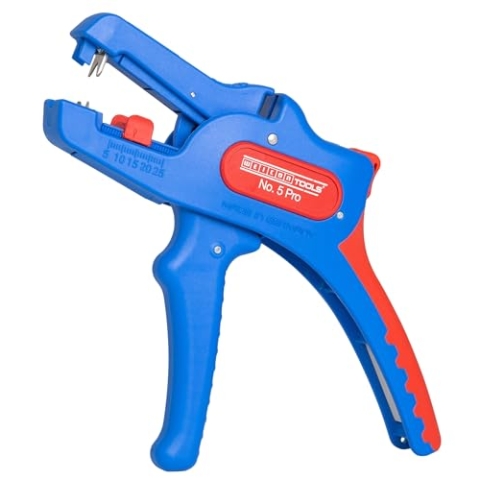 WEICON TOOLS Automatische Abisolierzange No. 5 Pro, Abisolierer für Kabel von 0,2 - 16 mm², Seitenschneider, Made in Germany