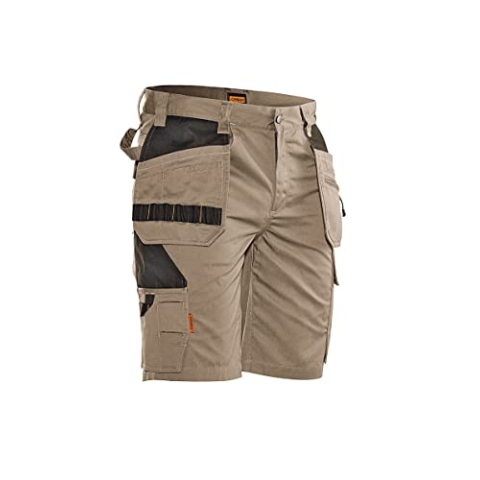 Jobman Kurze Arbeitshose 2722 Khaki/Schwarz Gr. 64