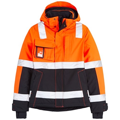 Blaklader 48701987 WINTERJACKE HIGH VIS, Rot/Schwarz, grootte L